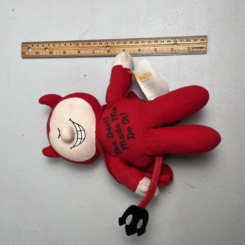 Vintage Red Devil Plush 10
